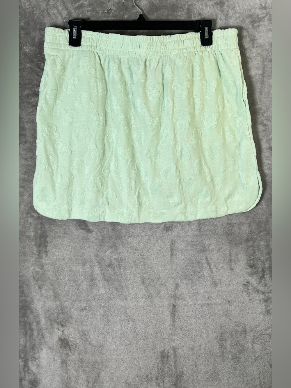 Disney Mint Green Embroidered Mini Skirt